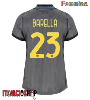 Inter Milan Nicolo Barella #23 Terza Maglia Femmina 2026-27 Manica Corta Inter Milan Nicolo Barella #23 Terza Maglia Femmina 2026-27 Manica Corta